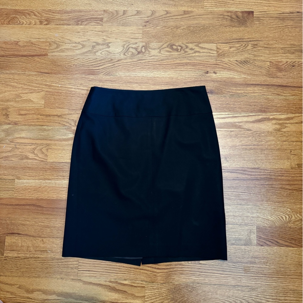 Banana Republic black wool skirt
